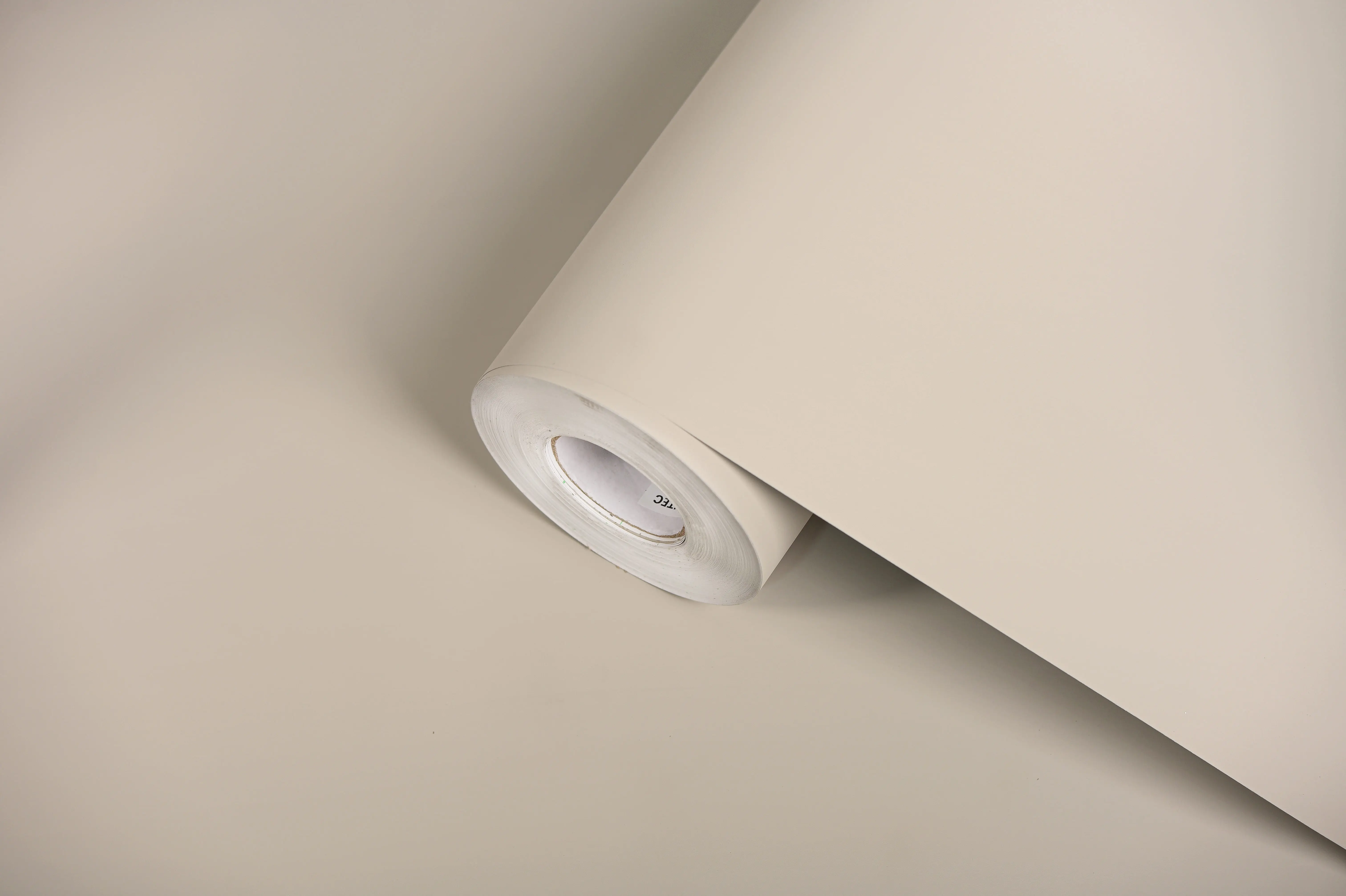 Cream Beige Solid Vinyl