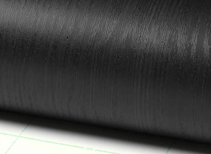 Black Wood Grain Vinyl Wrap