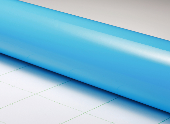 Sky Blue Glossy Vinyl Film