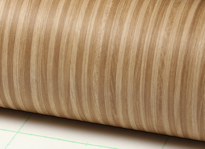 Vertical Teak Grain Wood Vinyl Wrap