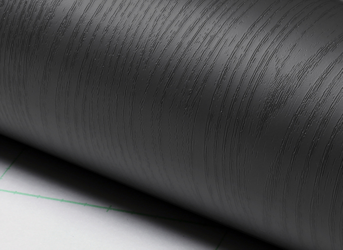 Charcoal Grey Texture Wood Vinyl Wrap