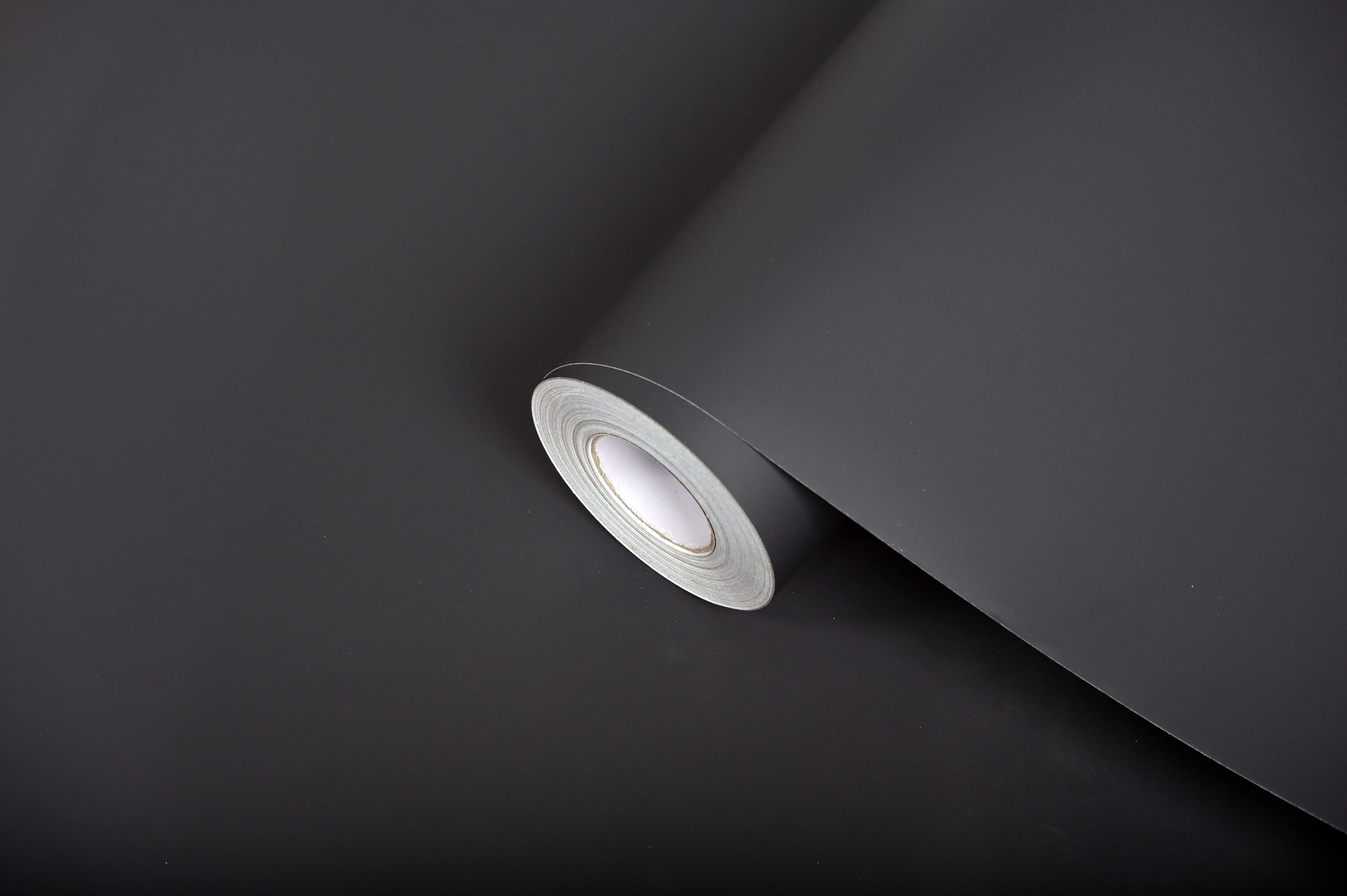 Matte Black Solid Interior Film