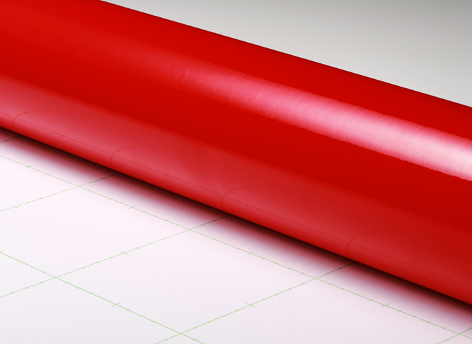 Signal Red Glossy Interior Film